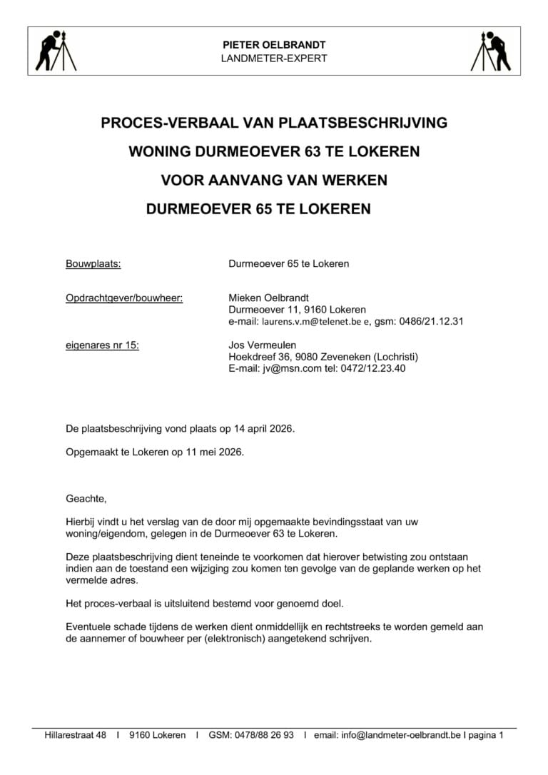 Plaatsbeschrijving